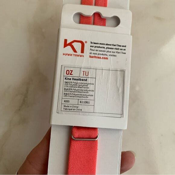 NWT Kari Traa Kine headband hot pink - Picture 3 of 4